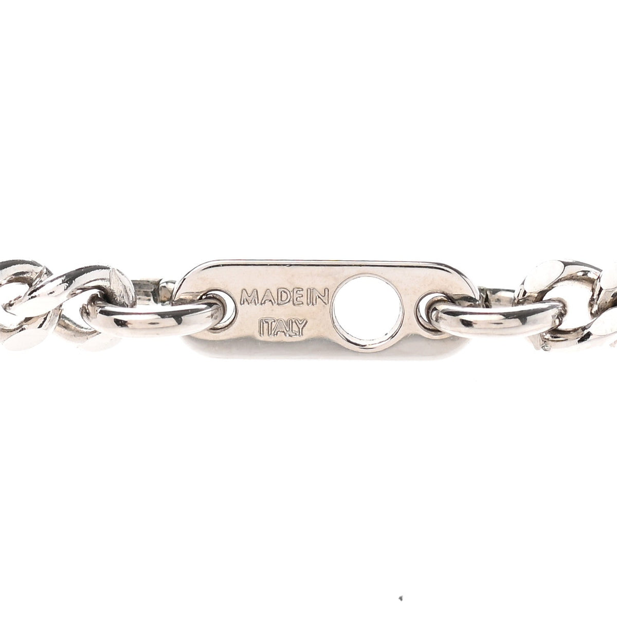 18K Louis Vuitton Monogram Lock Pendant Necklace