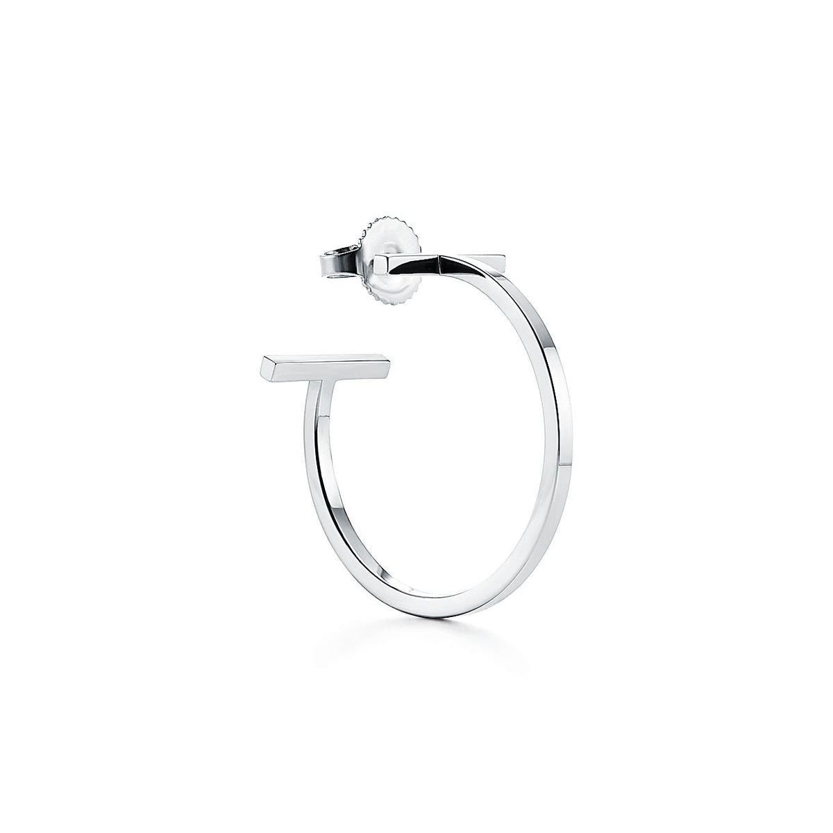 18K Tiffany Hoop Earrings